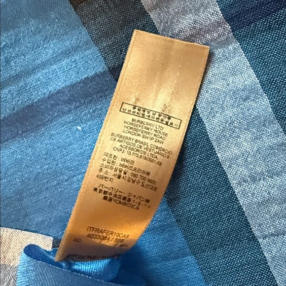 Burberry Classic Check Scarf - Cream, Black, and Red - Picture 5 of 6